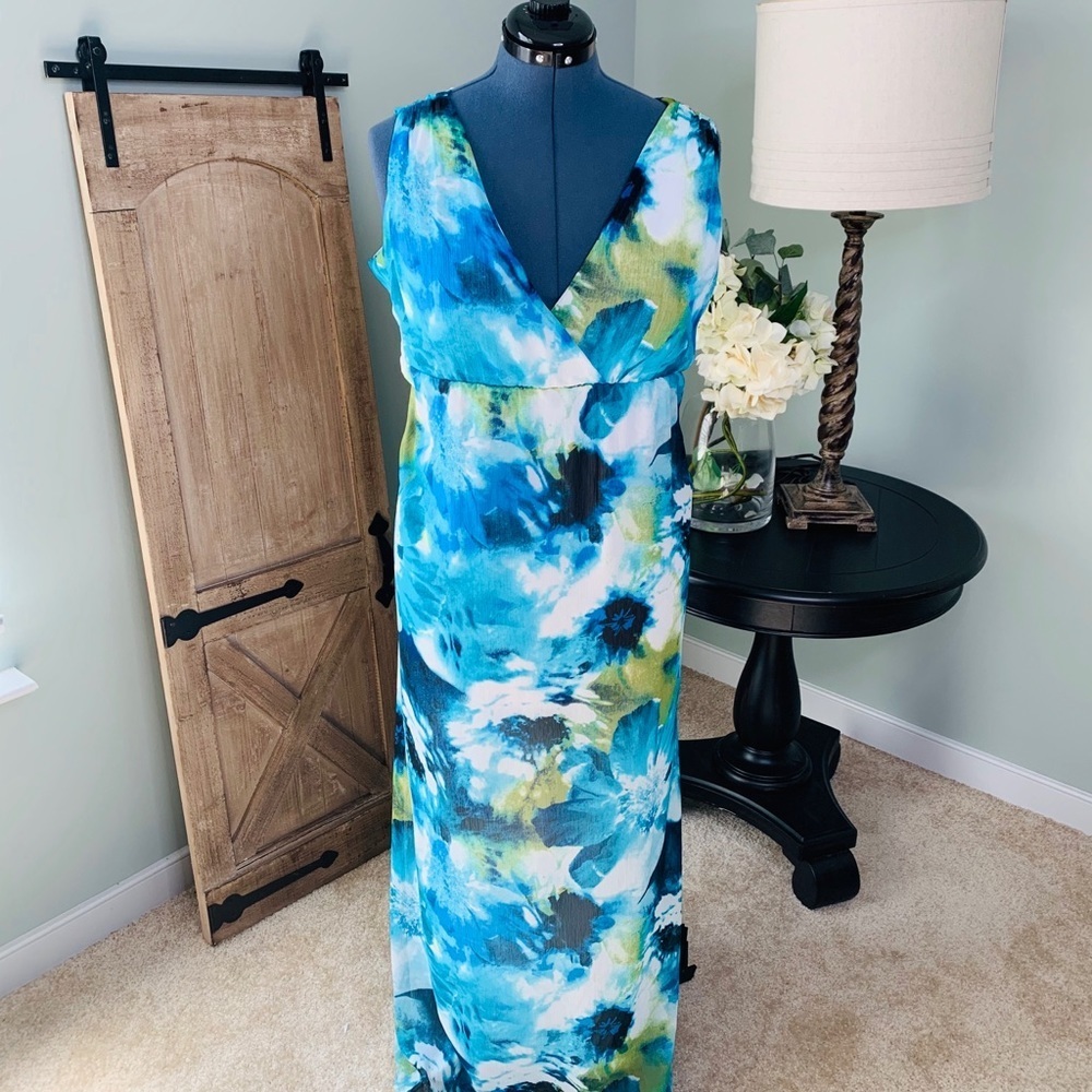 Motherhood Maternity Floral Maxi Dress Size L